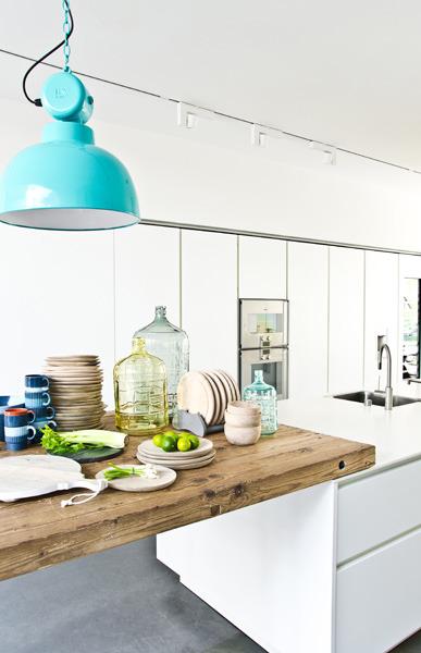Moderne keuken met houten werkblad – Keuken inspiratie Witte Keuken Houten Werkblad : Moderne keuken met houten werkblad – Keuken inspiratie