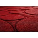 Woontrendz-vloerkleed-esprit-life-style-Bubbles-rood