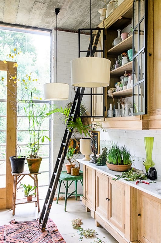 Botanisch interieur met veel groen