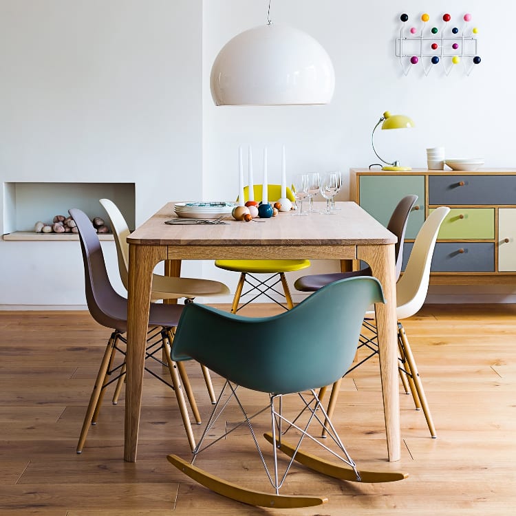 Vitra Eames RAR Rocking Chair groen