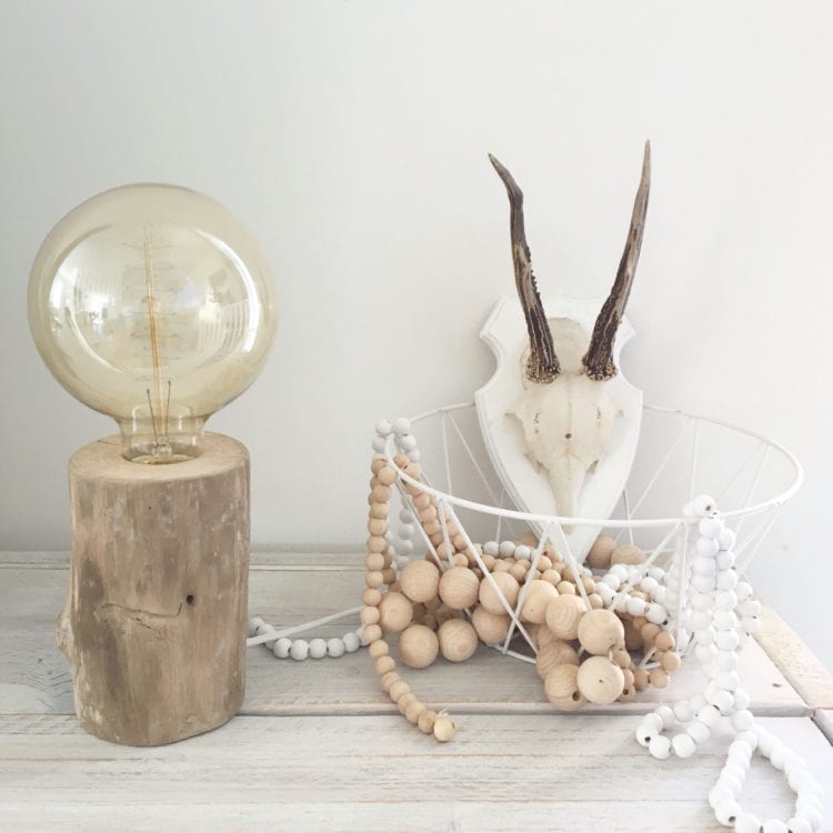 3x lampen op tafel