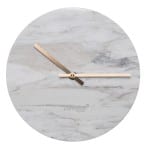 Zuiver marble time wandklok wit