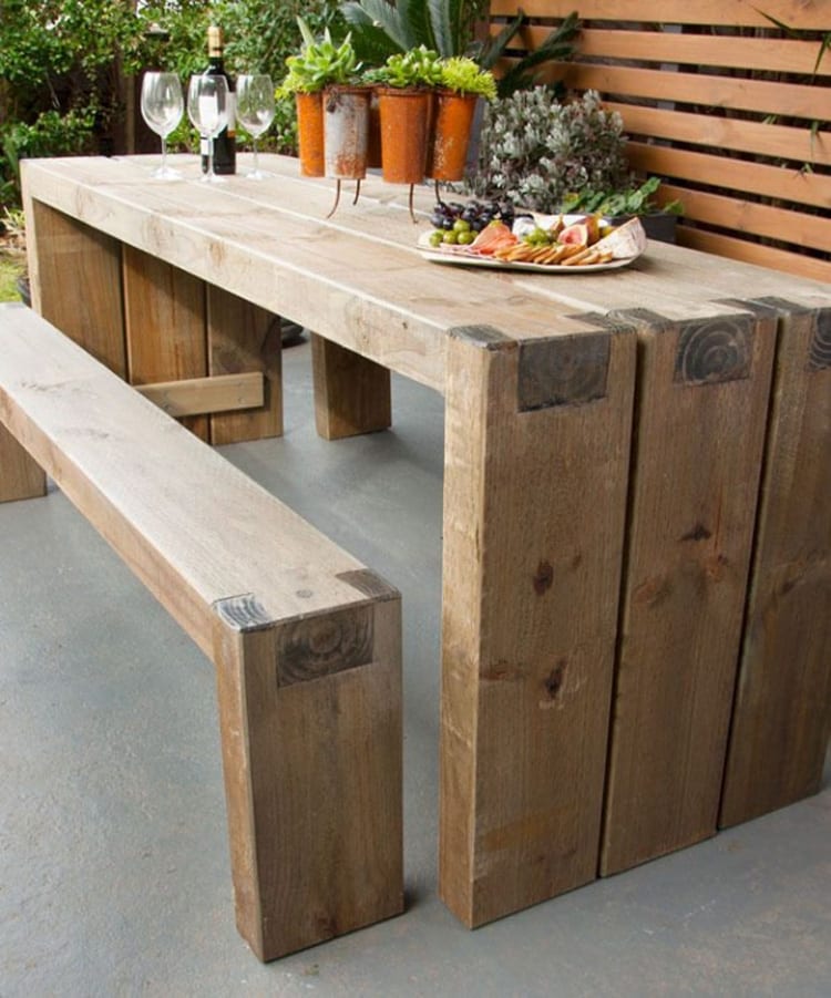 Buitentafel douglas hout