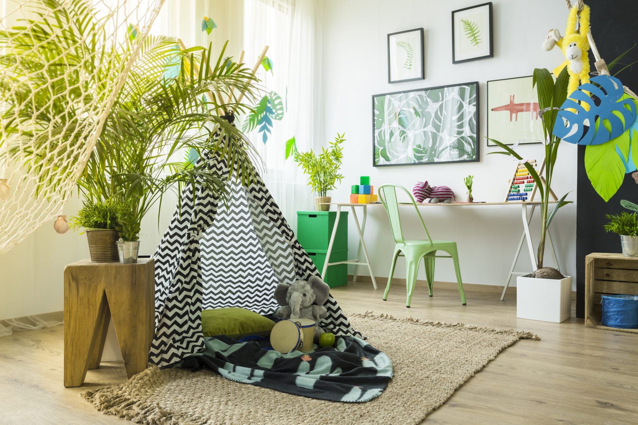 Speeltent kinderen in kamer