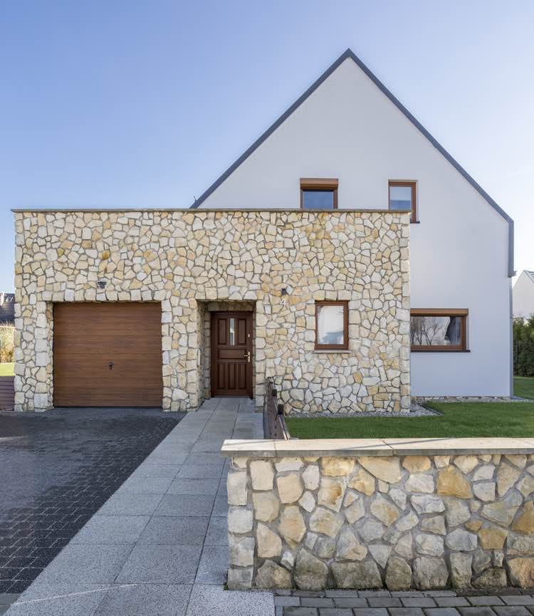 Houten garagedeur