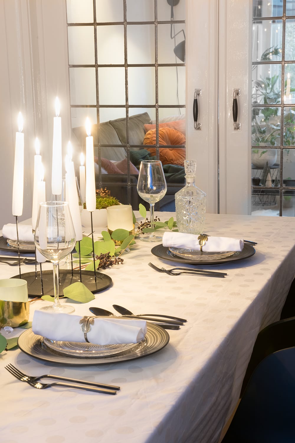 Kerst tafelversiering bij Mark & Hiske Woontrendz