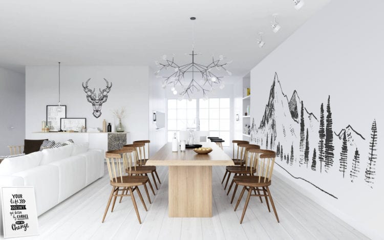 Fotobehang Scandinavische stijl