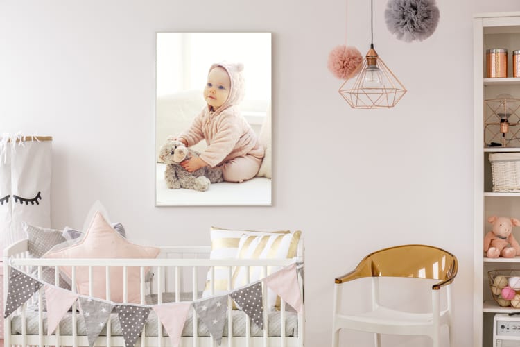 Poster kinderkamer met kindje