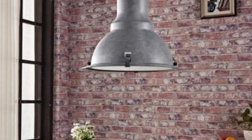 beton grijze metalen hanglamp percival