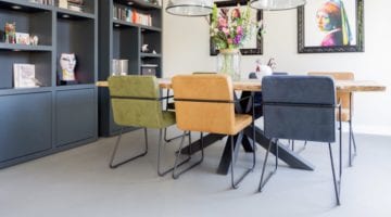 Betonvloer eetkamer - © Coatingvloer