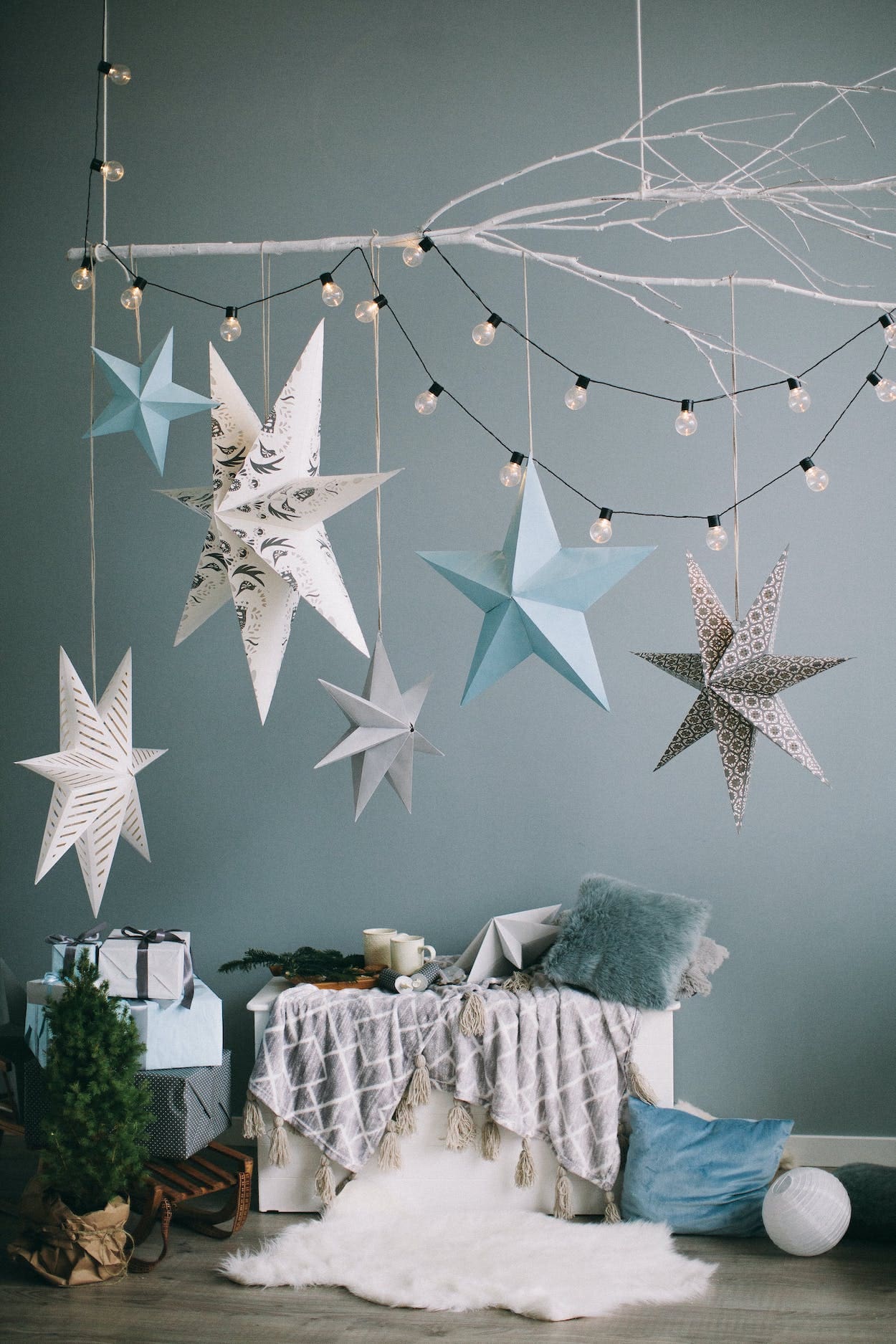 Kersttrend romantisch met pasteltinten