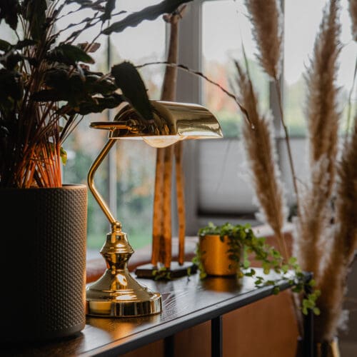 Retro verlichting bureaulamp